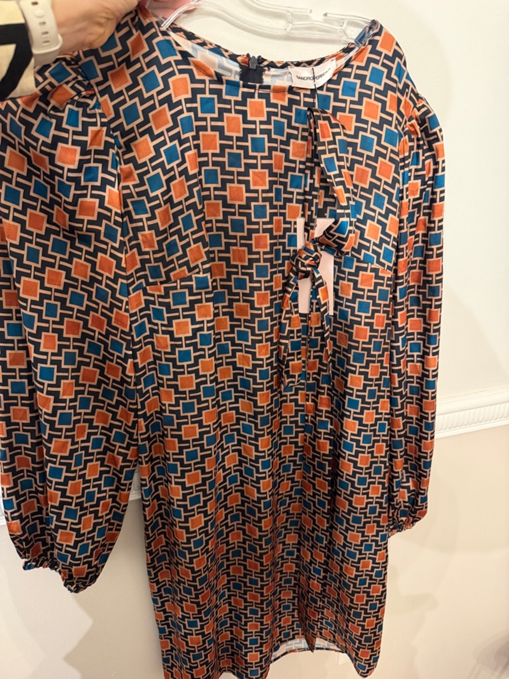 Sandro Ferrone Size 42 geometric dress